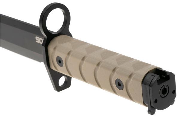 Afbeelding voor SOG BAR15T BY1003-BX, Black PVD AUS-8 Tanto, FDE G10 vaststaand mes
