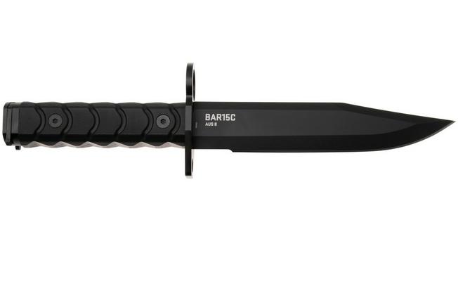 Afbeelding voor SOG BAR15T BY1004-BX, Black PVD AUS-8 Clippoint, Black G10 vaststaand mes