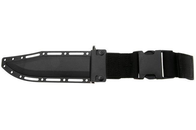 Afbeelding voor SOG BAR15T BY1004-BX, Black PVD AUS-8 Clippoint, Black G10 vaststaand mes