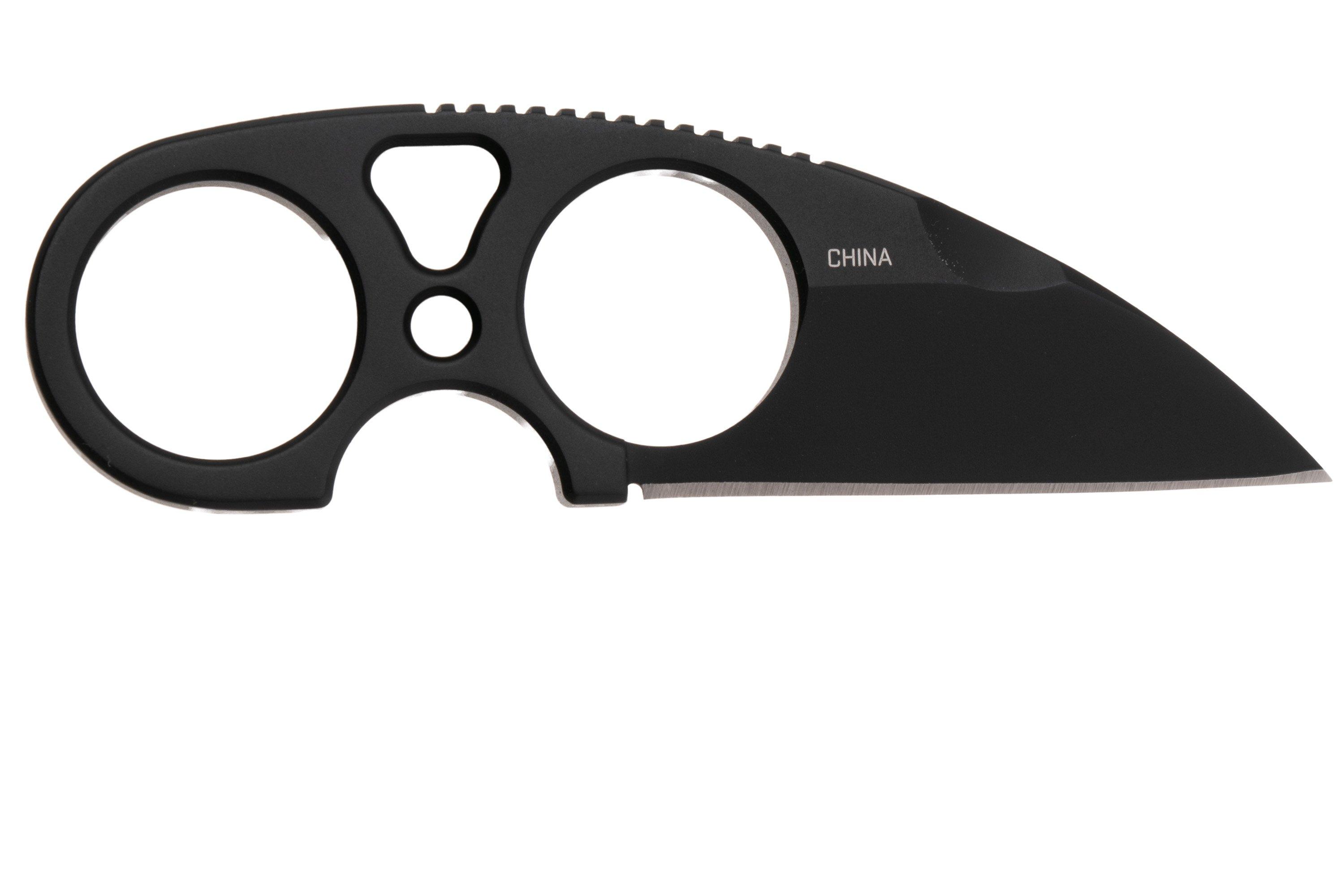 SOG Snarl JB02K-CP, Blackout 9CR18MOV neck knife, Jason Brous