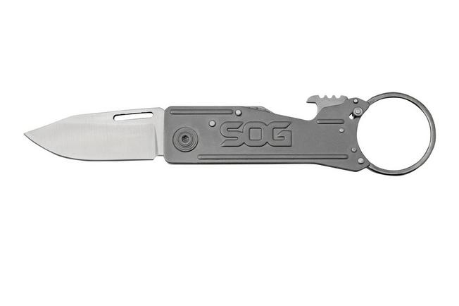 SOG Keytron, Satin, Straight KT1001-CP navaja llavero