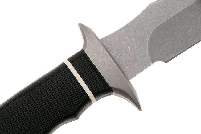 Afbeelding voor SOG Tech Bowie S11B-BX, Stonewashed AUS-8, Black Kraton vaststaand mes