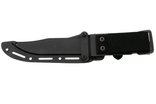 Afbeelding voor SOG Tech Bowie S11B-BX, Stonewashed AUS-8, Black Kraton vaststaand mes