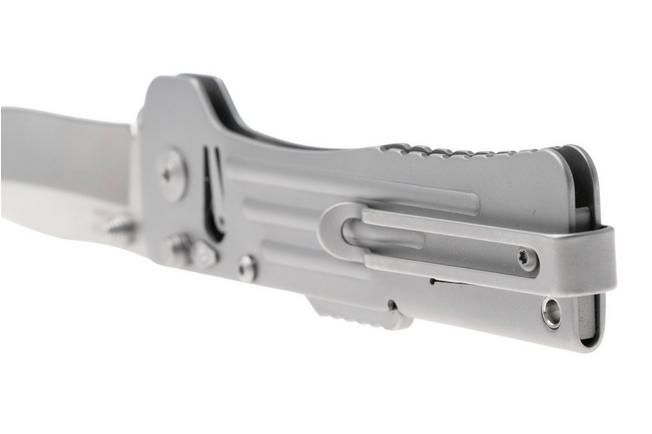 Afbeelding voor SOG SlimJim 2.0 SJ41-CP Satin Blade, Bead Blasted Stainless Handle, assisted zakmes