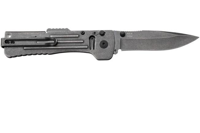 Afbeelding voor SOG SlimJim 2.0 SJ42-CP Blackwashed Blade, Blackwashed Stainless Handle, assisted zakmes