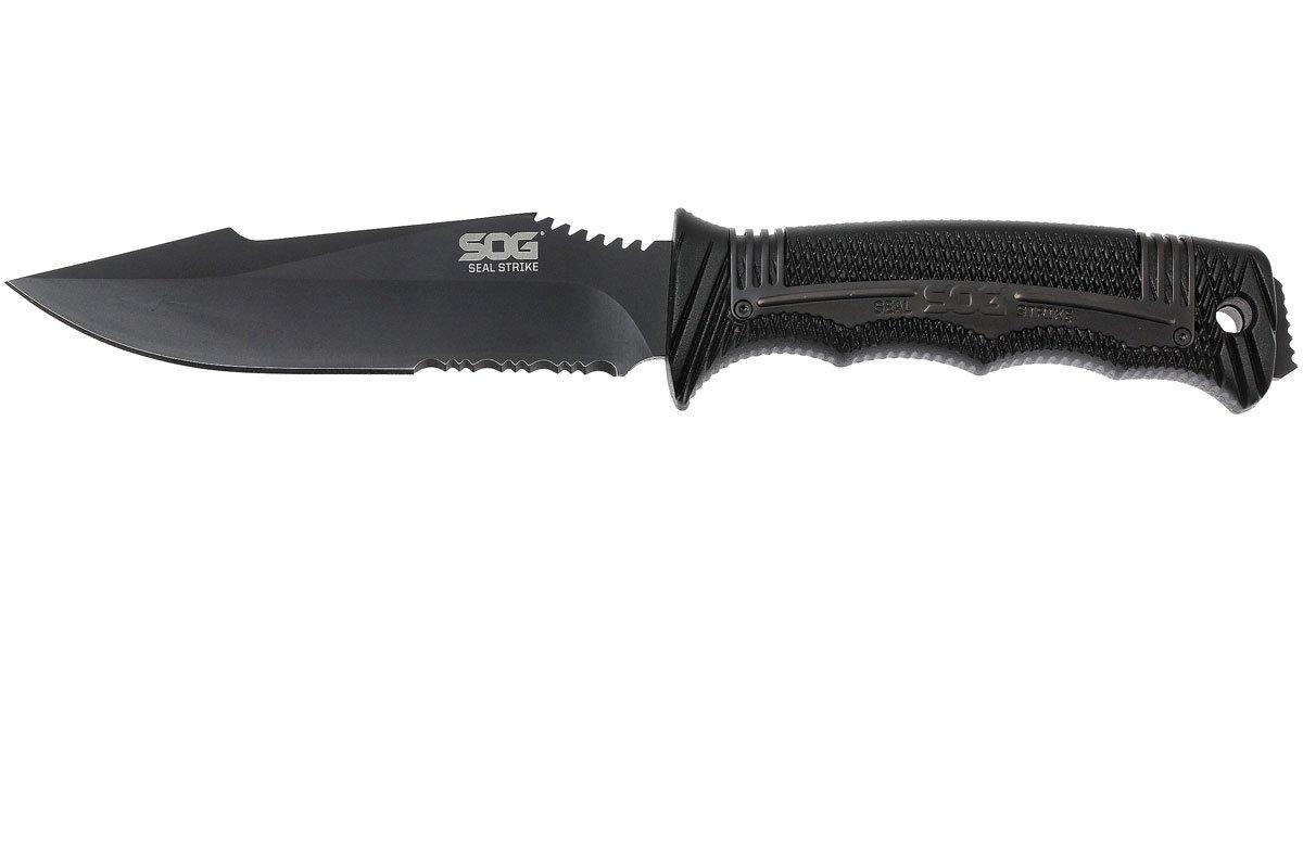 SOG Seal Strike Black, Deluxe sheath SS1003-CP | Advantageously ...