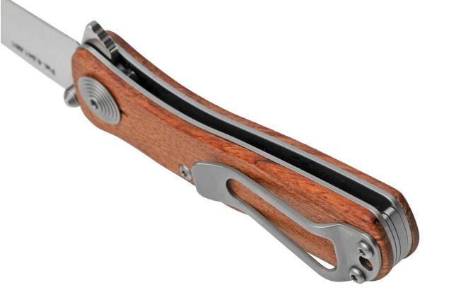 Twitch II - Drop Point, Wood Handle