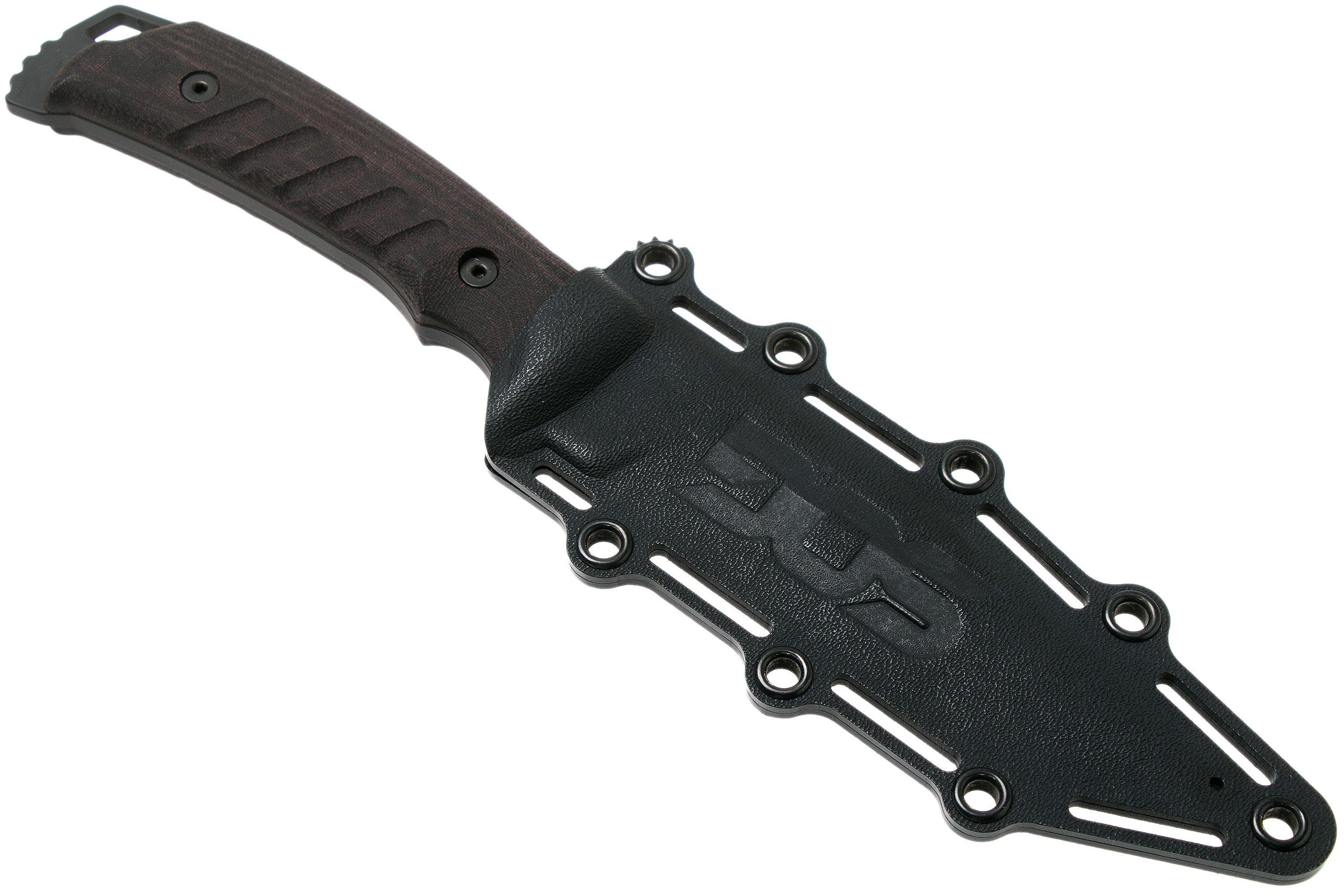 SOG Pillar Blackout UF1003 fixed knife, USA Made Advantageously