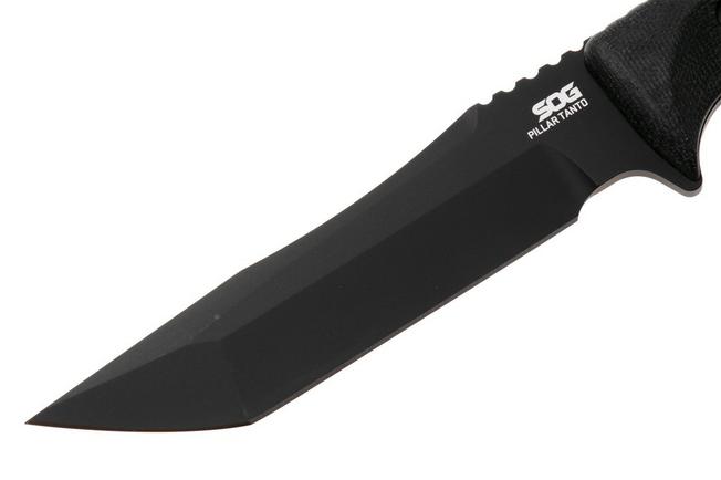 Afbeelding voor SOG Pillar Tanto UF2001-BX, Black CPM S35VN, Black Micarta, vaststaand mes