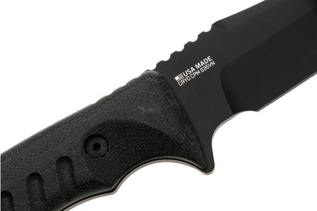 Afbeelding voor SOG Pillar Tanto UF2001-BX, Black CPM S35VN, Black Micarta, vaststaand mes