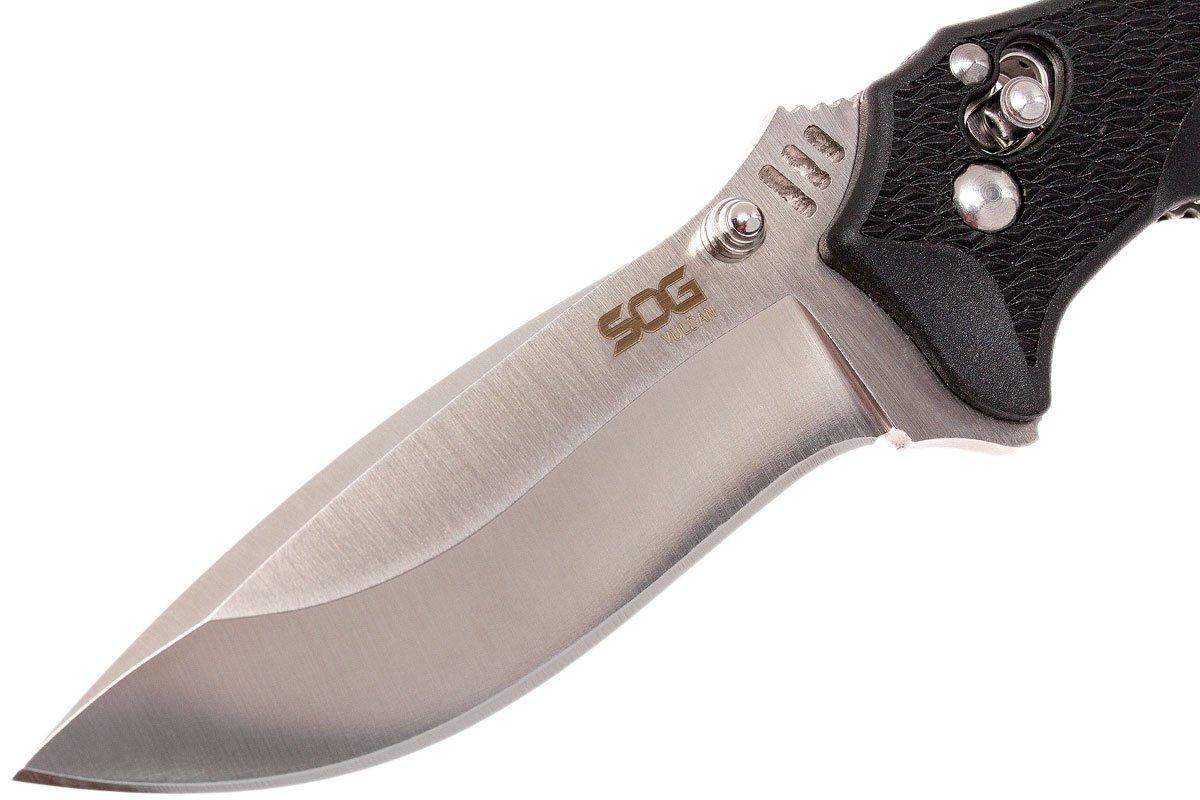 SOG Vulcan VL-01 Satin pocket knife | Advantageously shopping at 