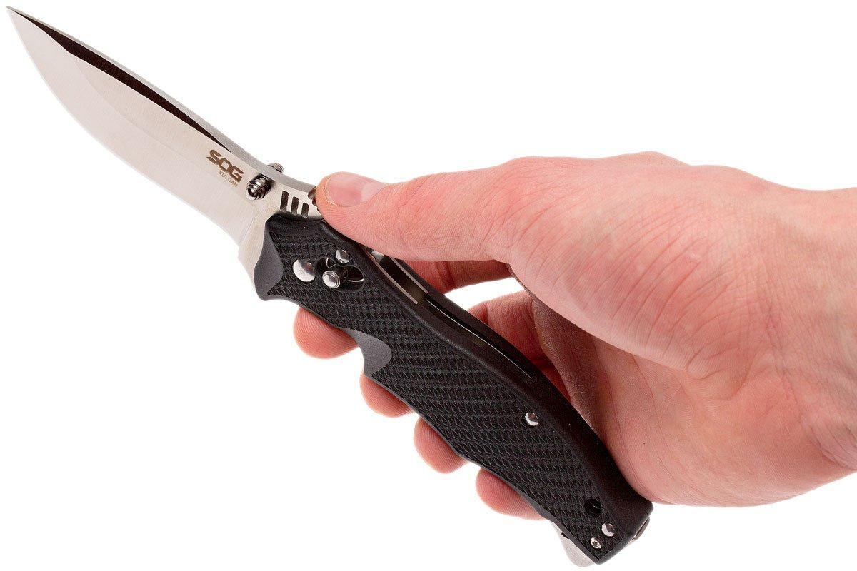 SOG Vulcan VL-01 Satin pocket knife | Advantageously
