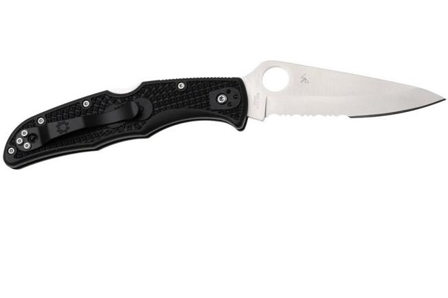 Image for Spyderco Endura 4 C10PSBK partly serrated pocket knife