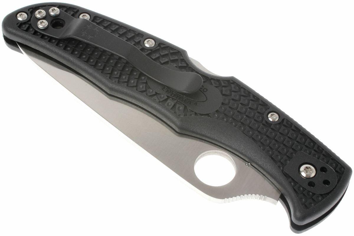 Spyderco Endura 4 C10PSBK partly serrated pocket knife | Advantageously ...