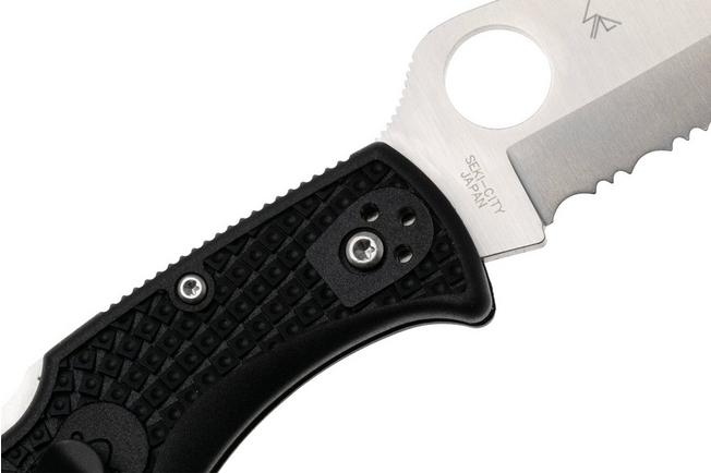 Image for Spyderco Endura 4 C10PSBK partly serrated pocket knife