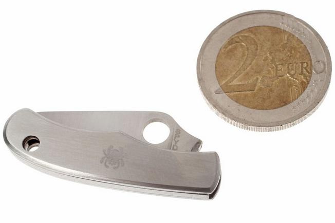 Spyderco Bug Mini Key Chain Knife - Stainless Steel