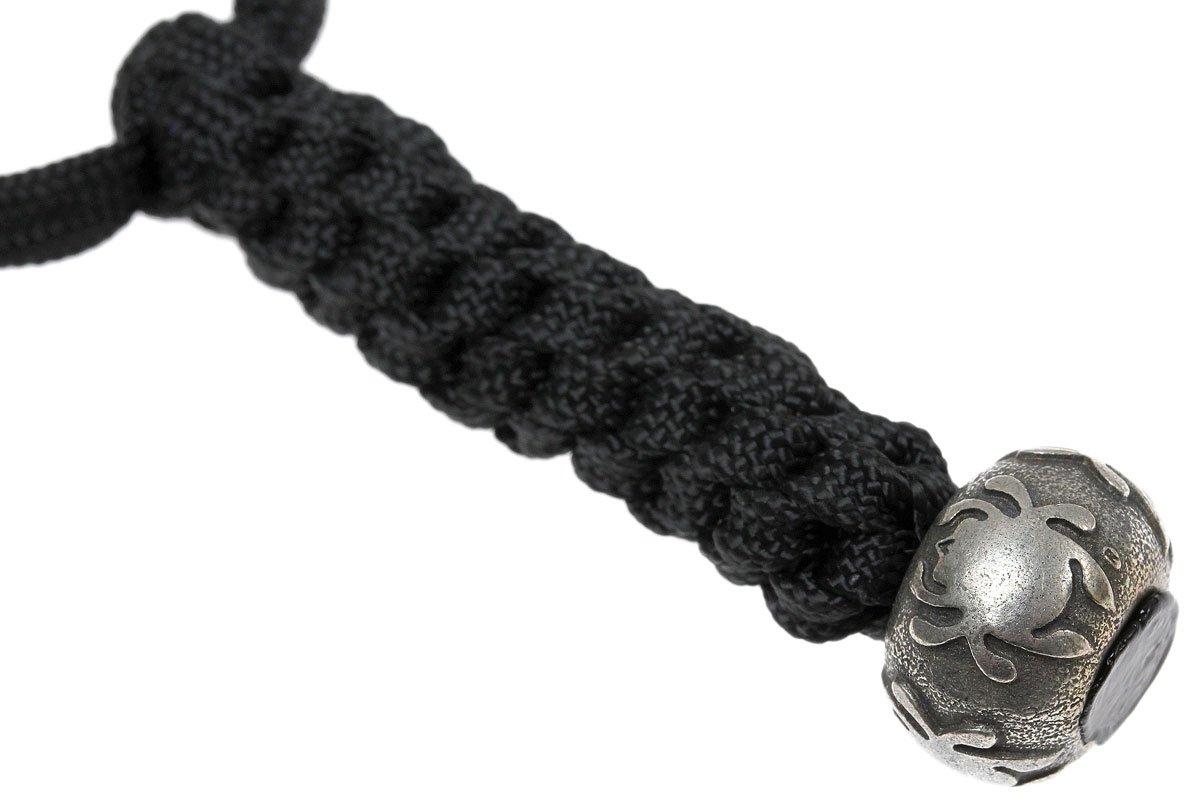 Spyderco Round Bead Pewter with lanyard Advantageously shopping at