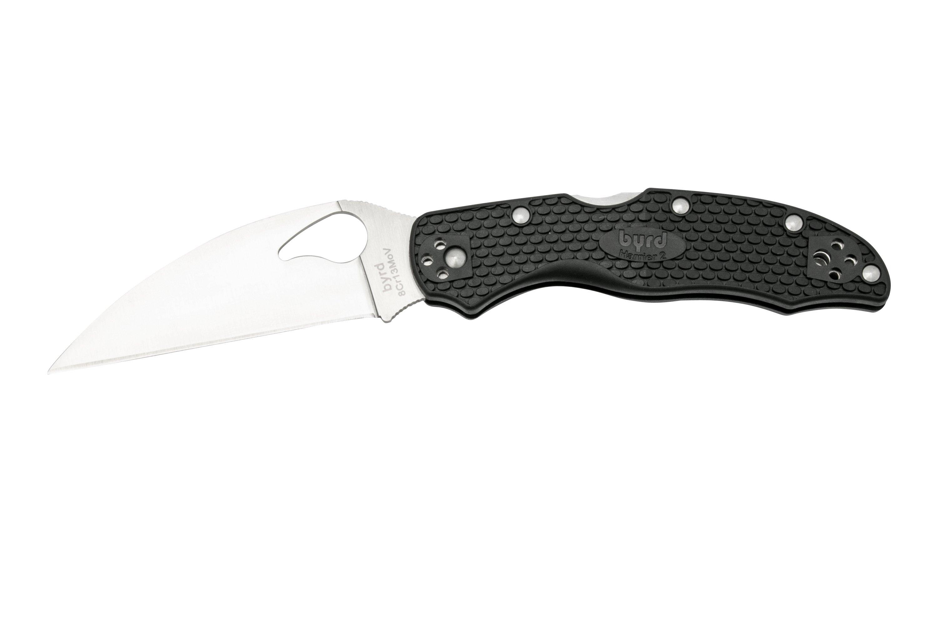 Spyderco Byrd Harrier 2 Wharncliffe BY01PBKWC2 pocket knife