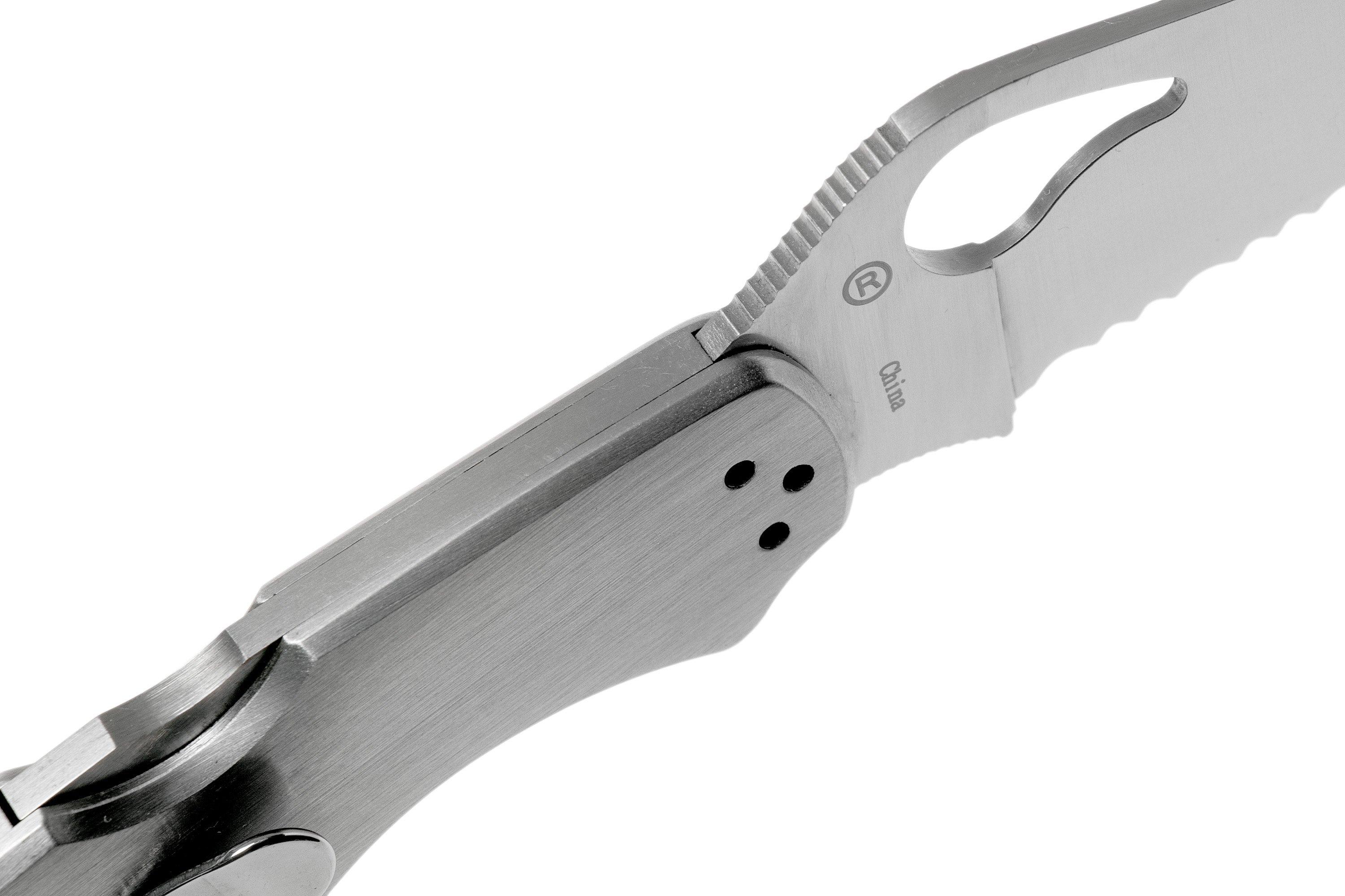 Spyderco Byrd Harrier 2 Stainless BY01PS2 partially serrated pocket ...