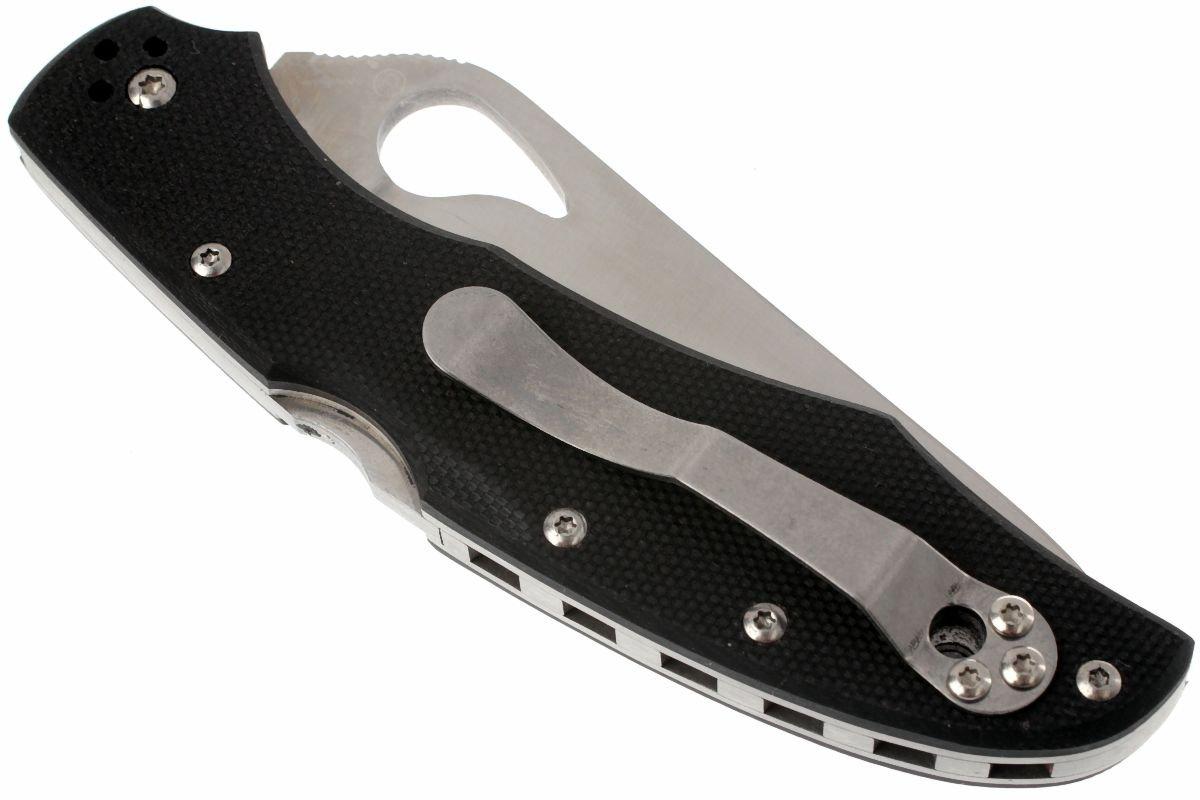 Couteau Byrd Cara Cara 2 – Lame Wharncliffe En 8Cr13MoV, Manche Nylon/fibre De Verre Noir, Clip Inclus