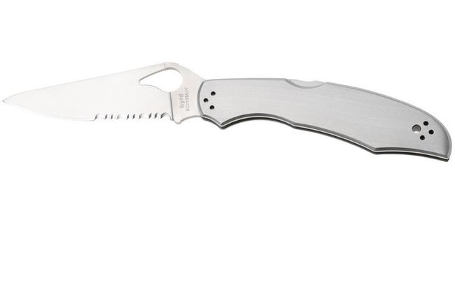 Image for Spyderco Byrd Cara Cara 2 BY03PS partly serrated pocket knife