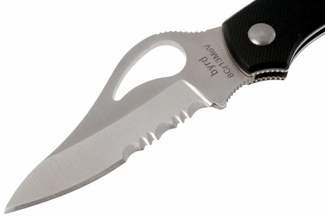 Afbeelding voor Spyderco Byrd Meadowlark G-10 half gekarteld