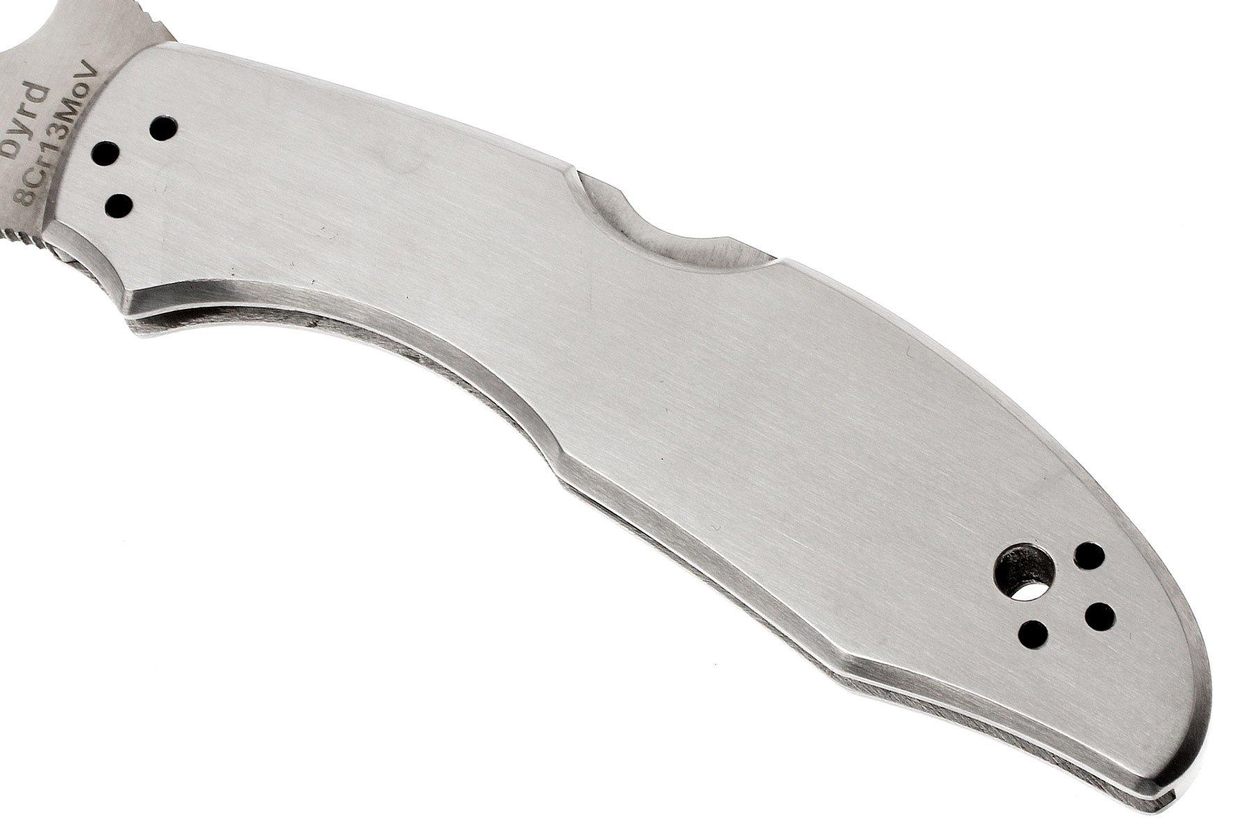 Spyderco Byrd Meadowlark 2 Stainless Steel BY04PS partially serrated ...