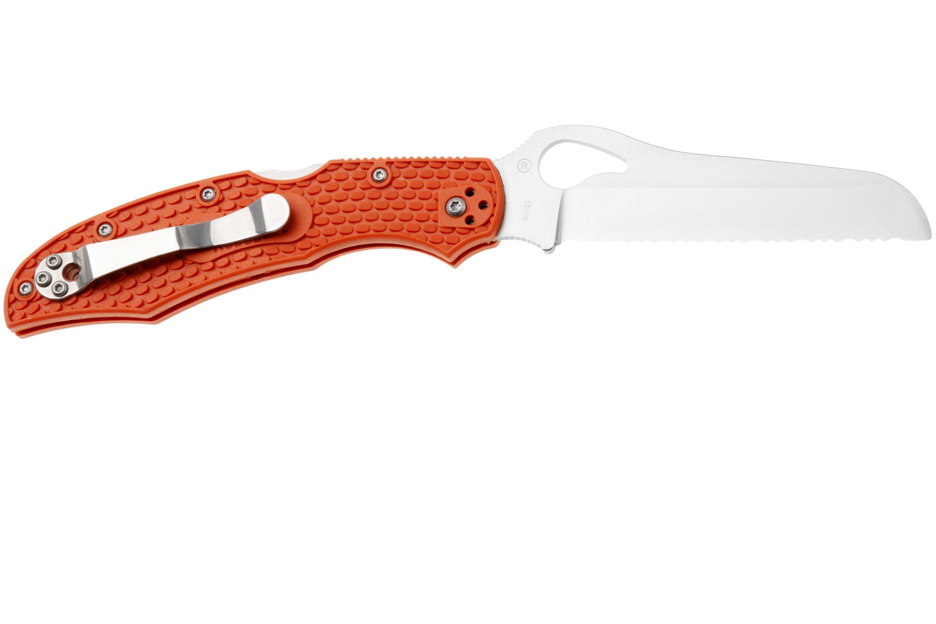 Spyderco Byrd Rescue 2 BY17SOR2 rescue knife | Advantageously