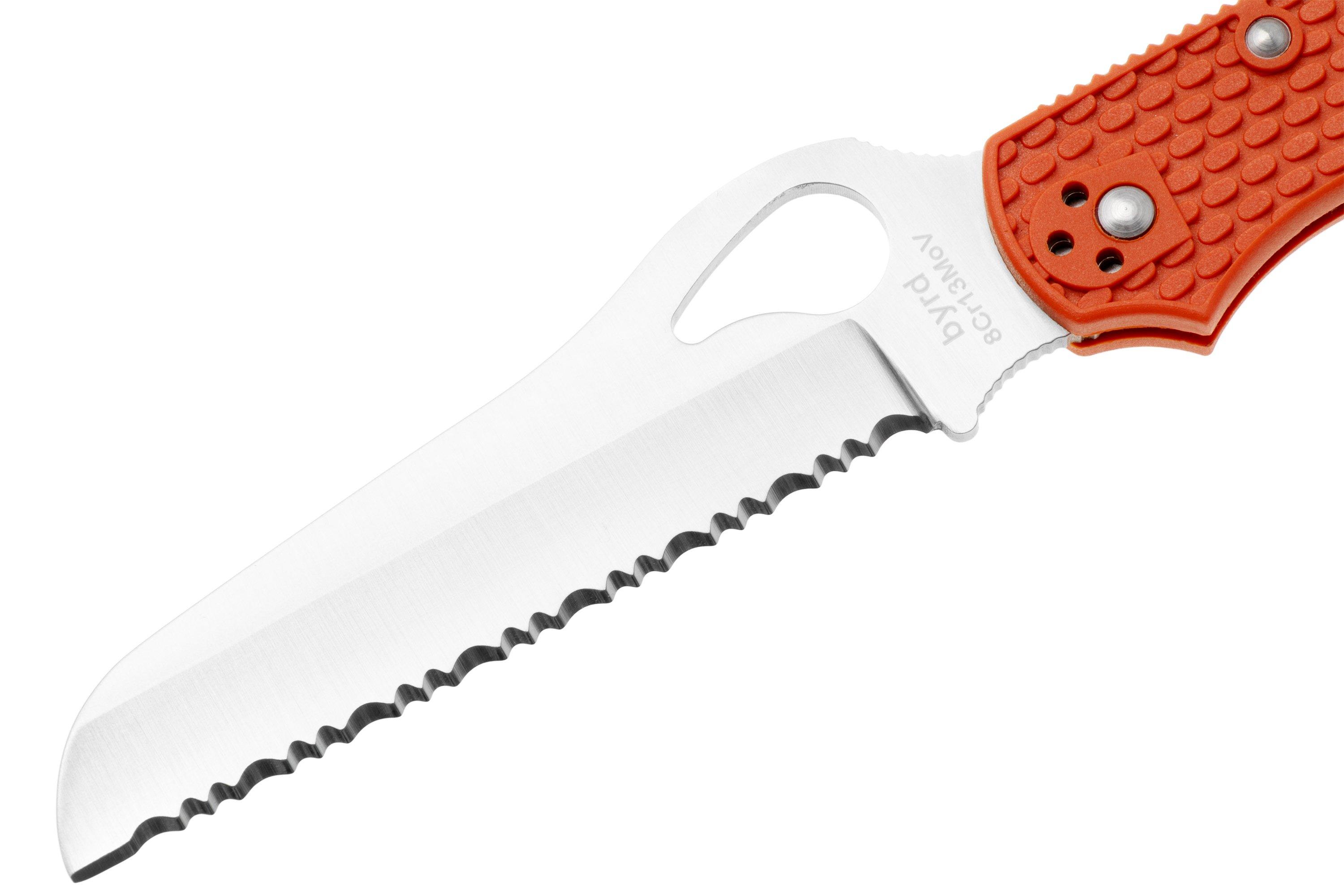 Spyderco Byrd Rescue 2 BY17SOR2 rescue knife | Advantageously