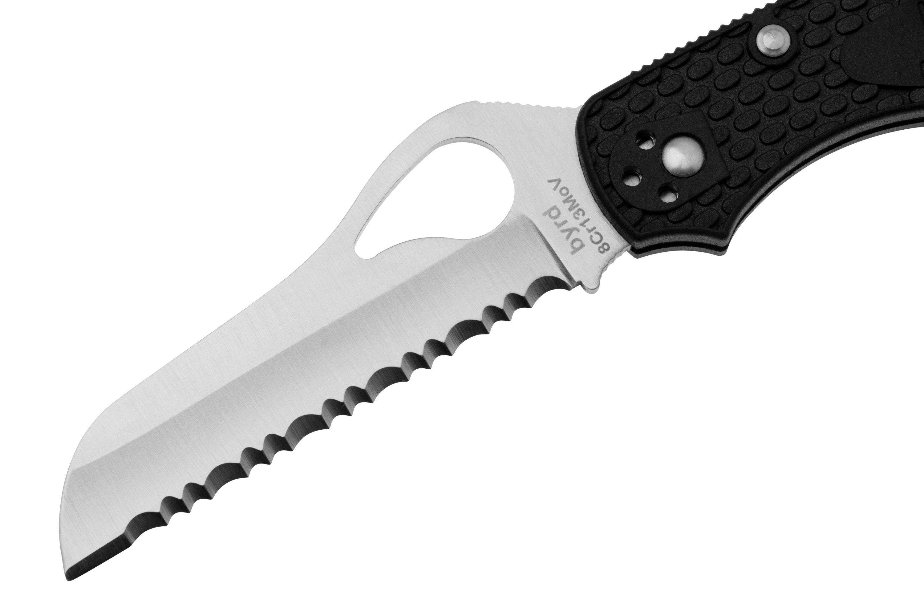 Spyderco Byrd Meadowlark 2 Rescue BY19SBK2 Black FRN, serrated 