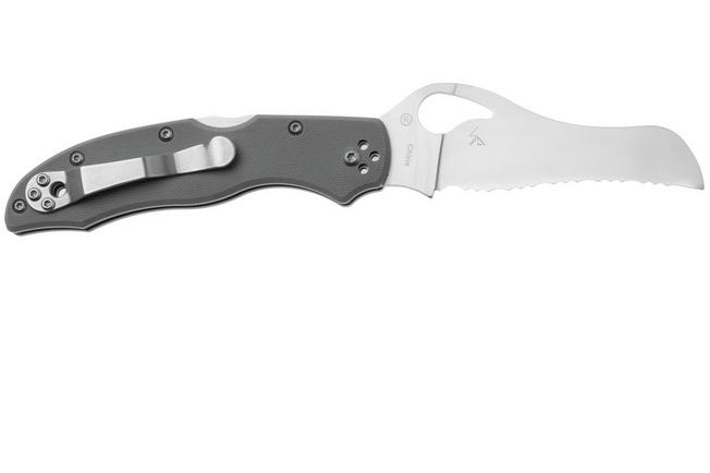 Bild für Spyderco Byrd Gooney BY24GSGY Gray G10, Taschenmesser mit Wellenschliff
