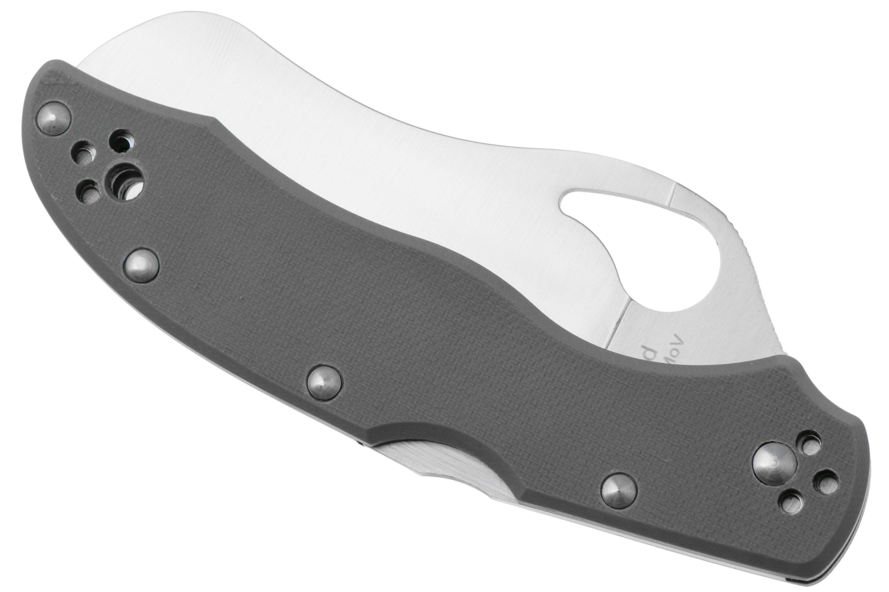 Spyderco Byrd Gooney BY24GSGY Gray G10, serrated pocket knife