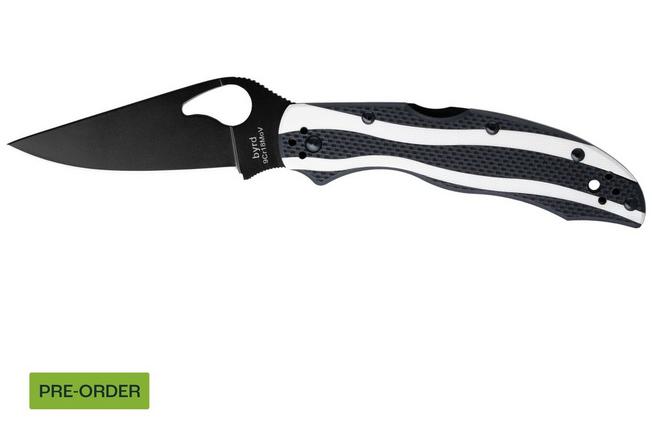 Image pour Spyderco Byrd Magpie BY25GPBK Black 9Cr18MoV, Black White G10, couteau de poche
