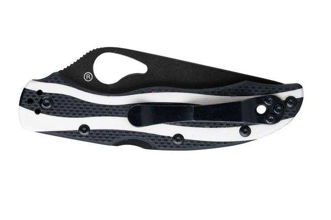 Image pour Spyderco Byrd Magpie BY25GPBK Black 9Cr18MoV, Black White G10, couteau de poche