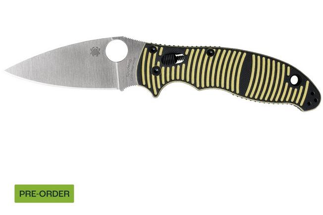 Afbeelding voor Spyderco Manix 2 Salt CPM MagnaCut C101GBKYLMCP2 Yellow Black G10 zakmes