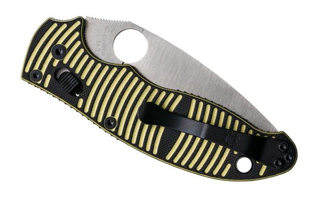 Afbeelding voor Spyderco Manix 2 Salt CPM MagnaCut C101GBKYLMCP2 Yellow Black G10 zakmes