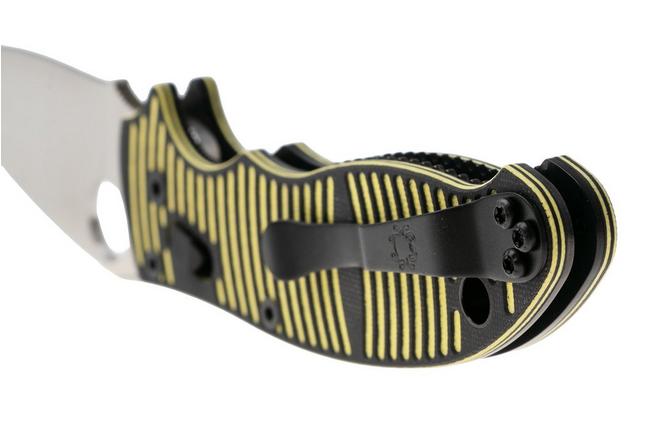 Afbeelding voor Spyderco Manix 2 Salt CPM MagnaCut C101GBKYLMCP2 Yellow Black G10 zakmes