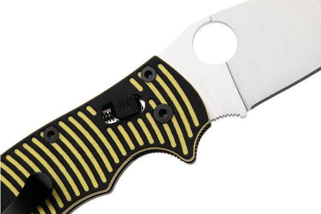 Afbeelding voor Spyderco Manix 2 Salt CPM MagnaCut C101GBKYLMCP2 Yellow Black G10 zakmes