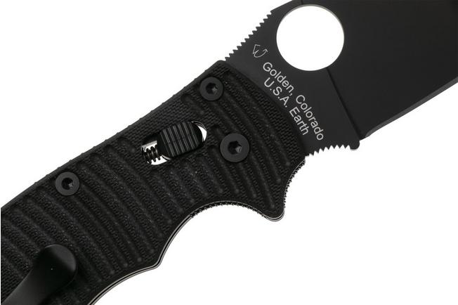 Bild für Spyderco Manix 2 Salt Black DLC CPM MagnaCut C101GMCBKP2 Black G10 Taschenmesser