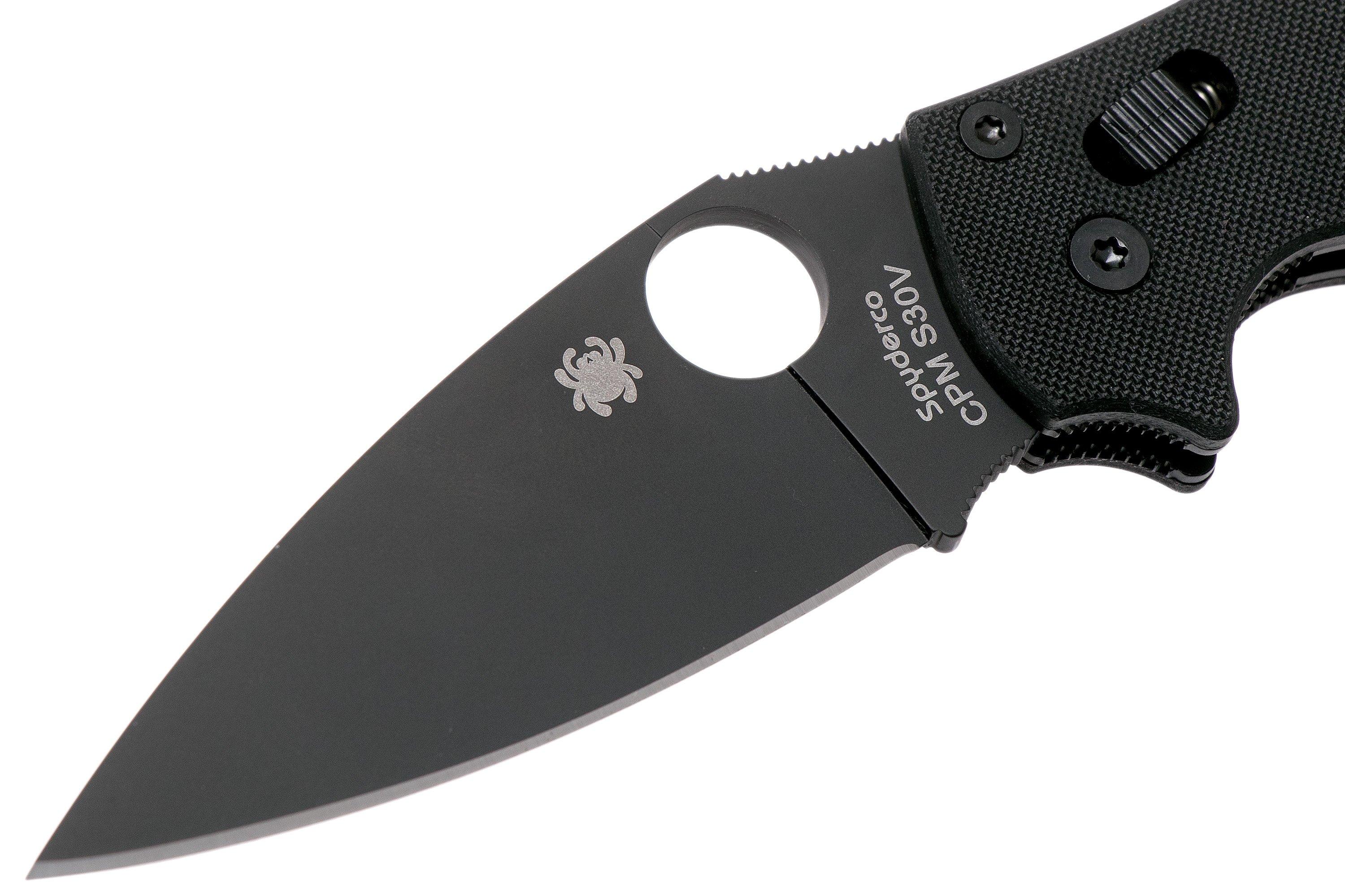 Spyderco Manix 2 Black C101GPBBK2 pocket knife | Advantageously ...