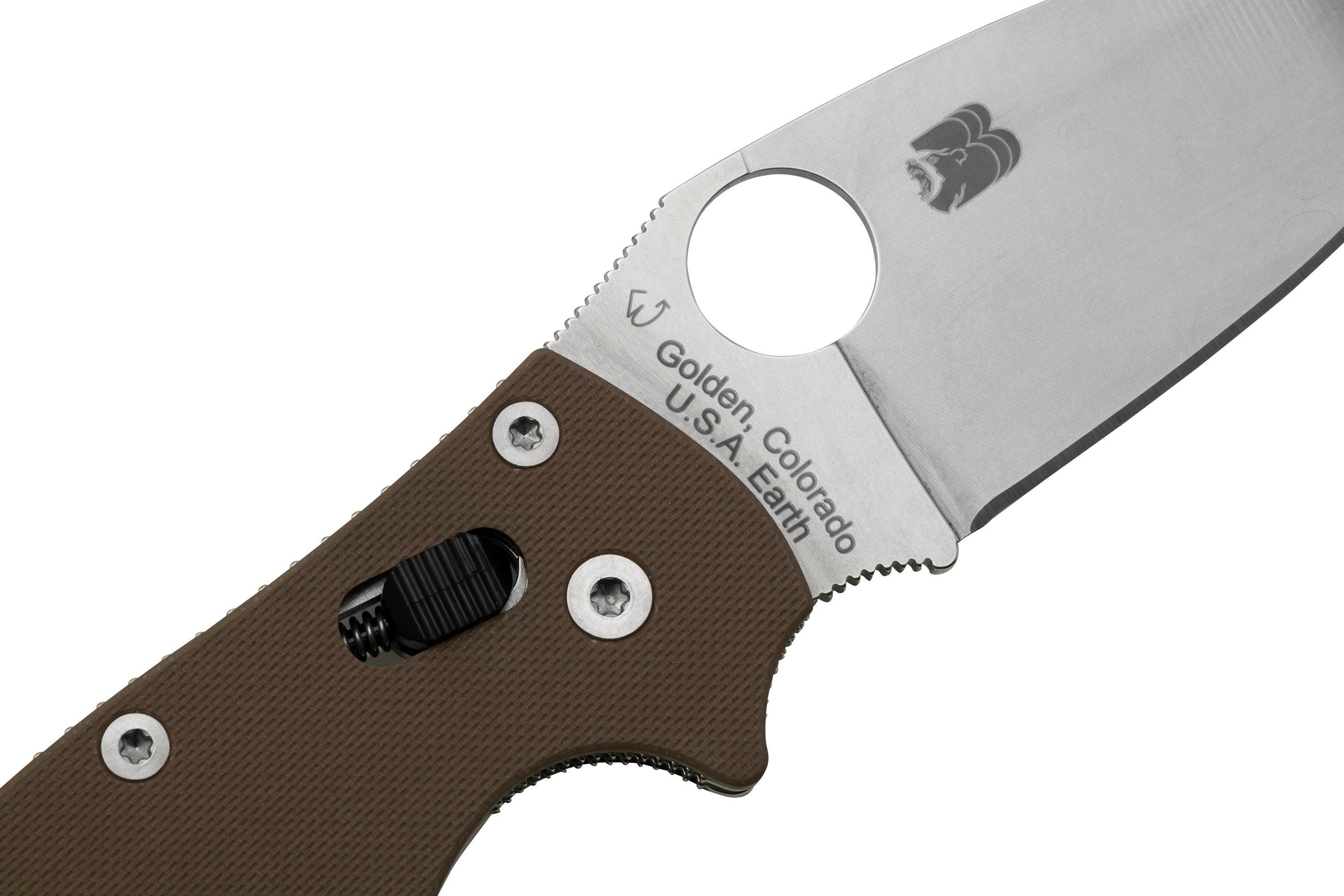 Spyderco Manix 2 Brown G10 CPM 15V C101GPBN15V2 Sprint Run