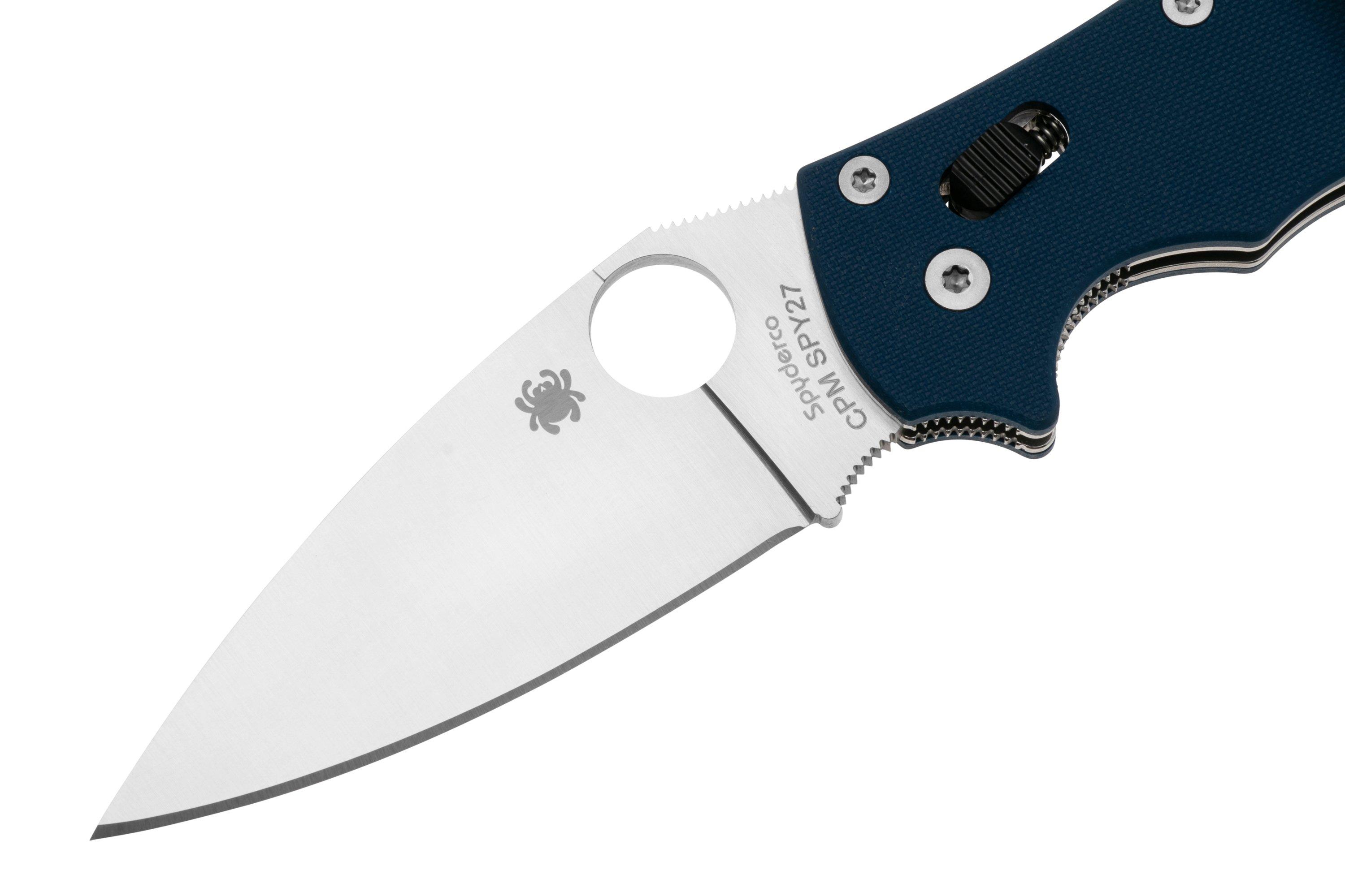 Spyderco Manix 2 CPM SPY27 C101GPCBL2 Blue G10 zakmes | Voordelig kopen ...