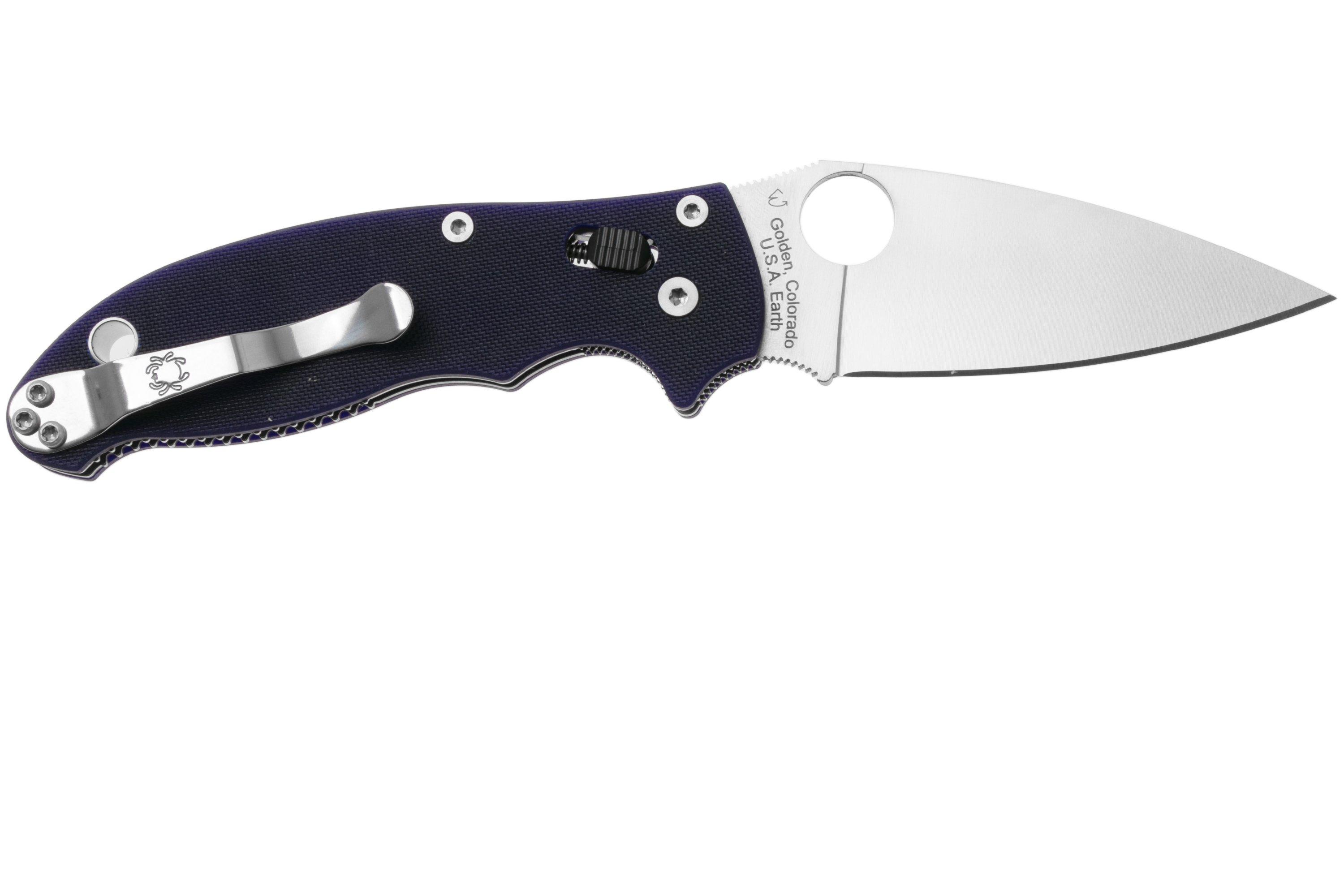 Spyderco Manix 2 S110V Dark Blue C101GPDBL2 pocket knife