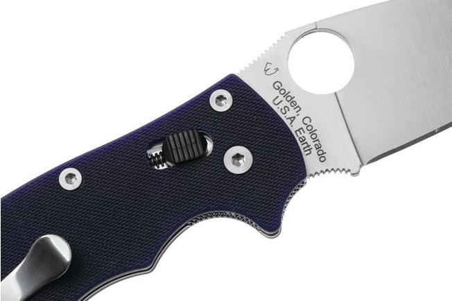 Obraz dla Nóż składany Spyderco Manix 2 S110V Dark Blue C101GPDBL2