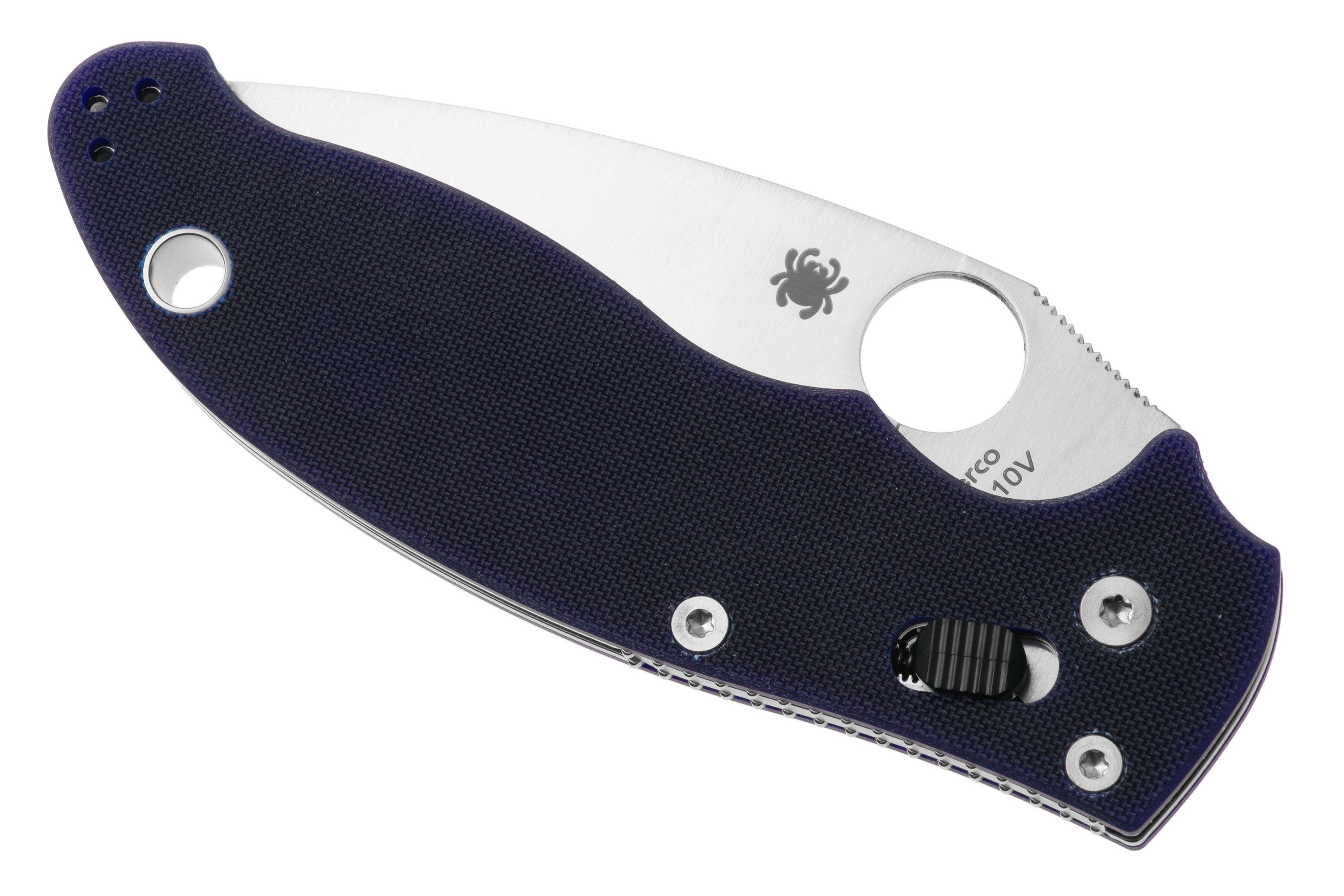 Spyderco Manix 2 S110V Dark Blue C101GPDBL2 pocket knife