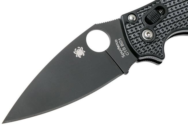 NAVAJA SPYDERCO MANIX 2 NEGRA HOJA NEGRA