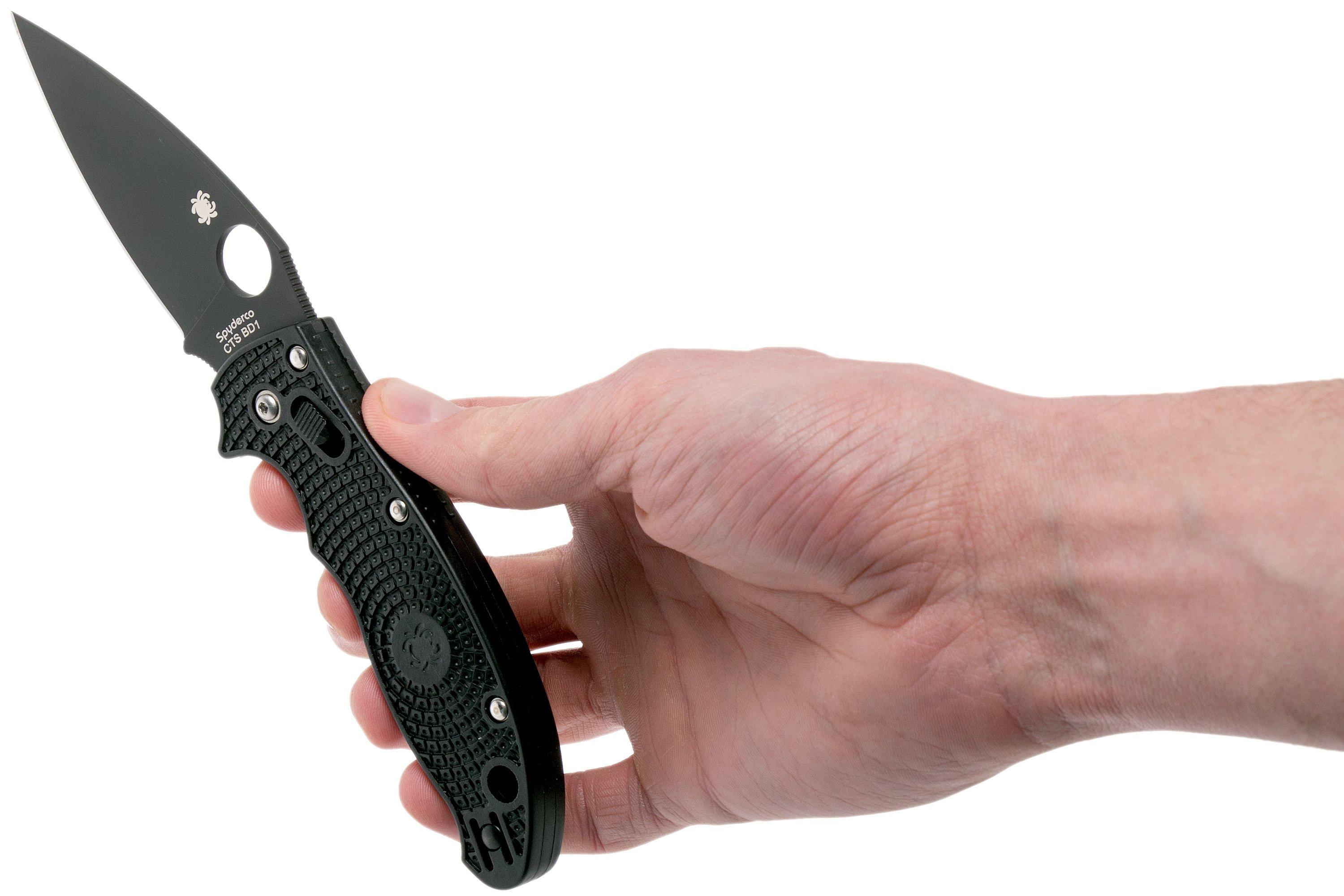 Spyderco Manix 2 Lightweight Black C101PBBK2 pocket knife