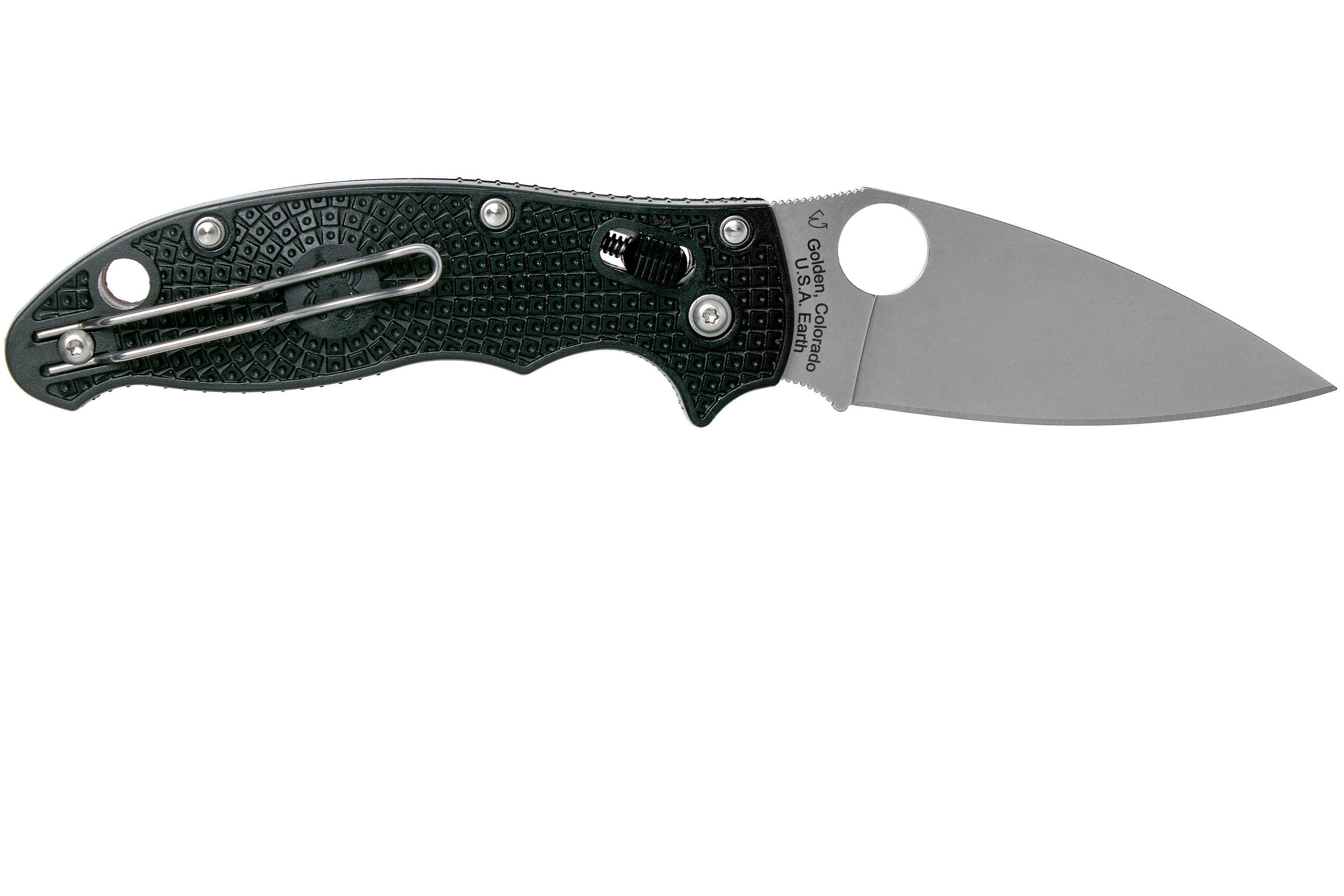 Spyderco Manix 2 Lightweight C101PBK2 pocket knife | Advantageously ...