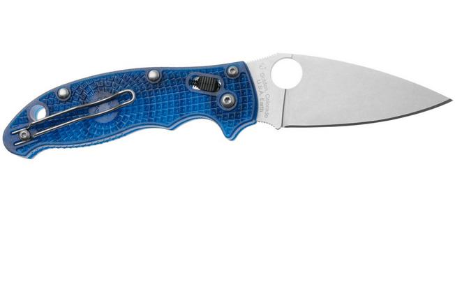 Obraz dla Nóż Spyderco Manix 2 Translucent Blue PE C101PBL2