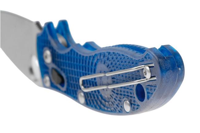 Obraz dla Nóż Spyderco Manix 2 Translucent Blue PE C101PBL2